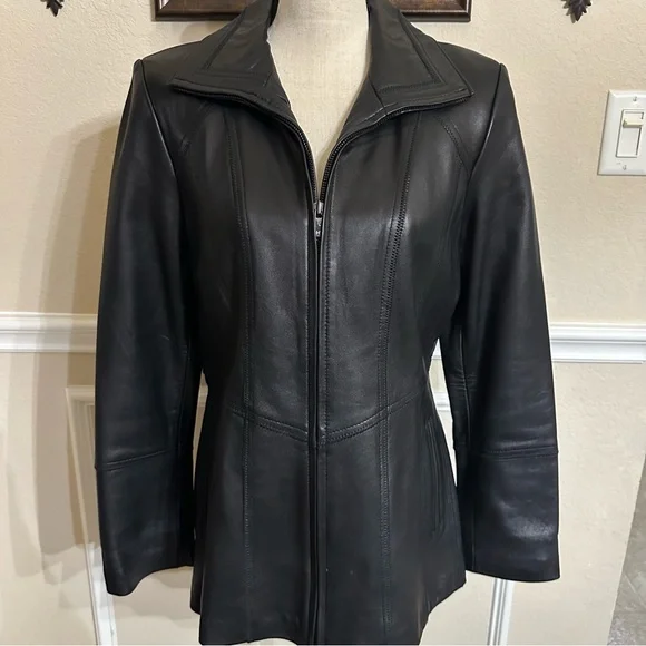 Jones new york genuine leather jacket sale